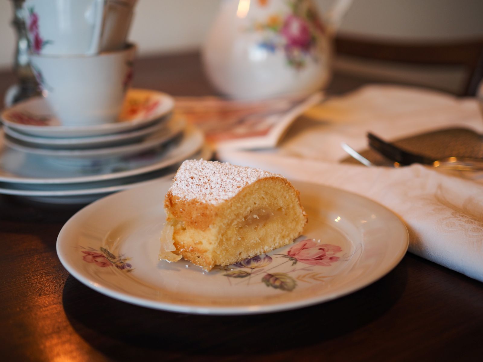 Französischer Apfelkuchen ohne Backpulver – butterzart & raffiniert